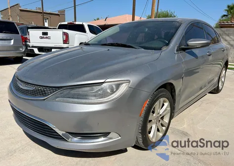 2015 Chrysler 200 Limited из США, поврежденный, VIN 1C3CCCAB4FN660631